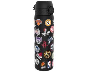 ion8 NBA Equipos Múltiples Botella Agua, 500ml, a Prueba de Fugas, Fácil de Abrir, Cerradura Segura, Apta para Lavavajillas, Sin BPA, Asa de Transporte, Fácil de Limpiar, Neutro en Carbono