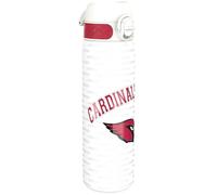 ion8 NFL Arizona Cardinals Botella De Agua De Acero Ligera, 600 ml/20 oz, Sin Aislamiento, A Prueba De Fugas, Fácil De Abrir, Cierre Seguro, Apta Para Lavavajillas, Tapa Abatible, Cabe En Portavasos