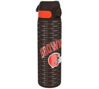 Ion8 Botella Agua Delgada, Sin Fugas, Acero Inoxidable, NFL Browns
