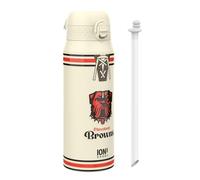 ion8 NFL Cleveland Browns Botella Térmica Con Pajita Extraíble, 750ml/24oz, Aislada, A Prueba De Fugas, Fácil De Abrir, Cierre Seguro, Apta Para Lavavajillas, Tapa Abatible, Ideal Para Deportes
