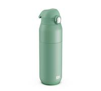 ION8 PRIMO REVIVE Botella De Agua Térmica 540 ml (18 oz), Aqua | Botella De Acero Inoxidable Antifugas, Tapa Abatible De Un Toque, Flujo Rápido, Aislada Al Vacío Frío/Calor, Lavavajillas