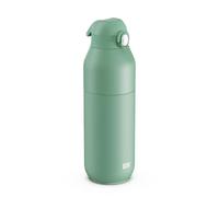 ION8 PRIMO REVIVE Botella De Agua Térmica 910 ml (30 oz), Aqua | Botella De Acero Inoxidable Antifugas, Tapa Abatible De Un Toque, Flujo Rápido, Aislada Al Vacío Frío/Calor, Lavavajillas