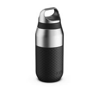 ION8 PRIMO ROAM Botella Térmica 320 ml (11 oz) - Acero Inoxidable Antifugas, Revestimiento Cerámico, Aislamiento al Vacío para Bebidas Frías y Calientes, Apta para Lavavajillas, Negro