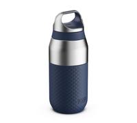 ION8 PRIMO ROAM Botella Térmica 320 ml (11 oz) - Acero Inoxidable Antifugas, Revestimiento Cerámico, Aislamiento al Vacío para Bebidas Frías y Calientes, Apta para Lavavajillas, Azul Marino