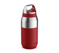 ION8 PRIMO ROAM Botella Térmica 320 ml (11 oz) - Acero Inoxidable Antifugas, Revestimiento Cerámico, Aislamiento al Vacío para Bebidas Frías y Calientes, Apta para Lavavajillas, Rojo