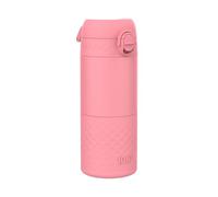 Ion8 Vaso Termo Cafe Para Llevar, a Prueba de Fugas, Cerradura Seguro, Sin Derrames en Tránsito, Tapa Higiénica, Fácil de Limpiar, Acero Inoxidable, Aislada al Vacío, Rosa