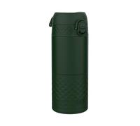 Ion8 Vaso Termo Cafe Para Llevar, a Prueba de Fugas, Cerradura Seguro, Sin Derrames en Tránsito, Tapa Higiénica, Fácil de Limpiar, Acero Inoxidable, Aislada al Vacío, Verde Oscuro