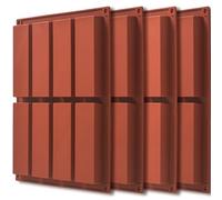 ionEgg Molde rectangular grande de silicona para barra de granola - 8 cavidades nutricionales/cereales energéticos, molde para barra de mantequilla, paquete de 4