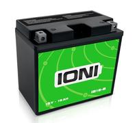 IONI IB16-B 12V 19Ah AGM Batería compatible con YB16-B sellada/libre de mantenimiento MotoBatería
