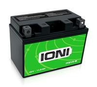 IONI ITZ14-S 12V 11,2Ah Batería AGM compatible con MG14ZS / YTZ14S sellada/sin mantenimiento MotoBatería