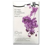 Jacquard iDye - Tinte textil para textiles naturales, bolsa soluble violeta vibrante para aplicación en estufa sobre lino de seda y algodón, coloración de prendas, 14 g