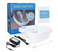 Ionic Foot Spa, baño de pies iónico, desintoxicación iónica, baño de pies de desintoxicación, set completo, bañera de iones de electrólisis, baño de pies, portátil, cuidado de la salud de
