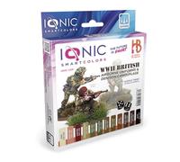 IONIC Set Camuflajes del ejército británico de la Segunda Guerra Mundial, Set versátil con 12 botes de 20ml