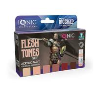 IONIC Smart Colors Tonos de Piel Esenciales Set - 6 Pinturas Acrílicas para Wargames - IONIC-0505