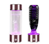 Ionizador Generador De Agua Rica En Hidrógeno Botella De Agua De Hidrógeno Efecto De Luces De Colores Tecnología SPE / PEM 3 Min Hacen Que El Contenido De Hidrógeno Sea De Hasta 1000-1300 PPB 450Ml(Pi