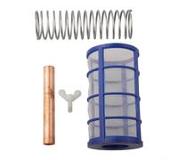 Ionizador solar de repuesto para piscina, sistema de tratamiento de agua de piscina con botón de resorte de filtro, accesorios para mantenimiento de spa de piscina, 105 x 18 mm