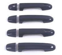 IONZS Coche Manija de Puerta Exterior para Toyota Ractis Verso-S Space 2010-2020,Puerta de Coche Tirador Decoración Exterior Accesorios, A/Paint Black-A/Style 3