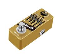 IOppWin Pedales de guitarra, pedal ecualizador gráfico de guitarra de 5 bandas con control de nivel maestro, True Bypass y carcasa de metal