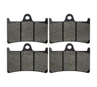 IORQWEW K Compatible con FZ-07 2015 2016 2017 para FZS 1000 V/W/X/Y/Z/A/B para FZ1 2006 2007 2008 2009 2010 2011 2012 2013 2014 Pastilla De Freno Delantera Trasera De Motocicleta(2 Pair Front)