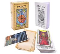 IOSCDH 78pcs Tarot Deck Tarjetas Juego de Cartas con Caja para Principiantes Tarjetas de Juego de Adivinación del Destino fiesta familiar The Modern Mystic Cartas