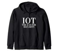 IoT The S is for Security. Internet of Things Divertido motivo Sudadera con Capucha