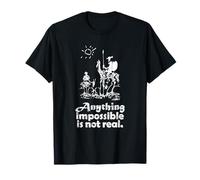 iotavibe Don Quijote Picasso Cualquier cosa Imposible No Es Real Camiseta