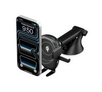 iOttie Easy One Touch - Soporte inalámbrico para 3 salpicaderos y parabrisas, soporte para teléfono de carga rápida Qi, abrazadera automática con una sola mano, soporte ajustable para salpicadero y