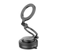 iOttie iTap 3 - Soporte magnético para teléfono con ventosa al vacío, soporte plegable MagSafe para coche con ajuste de 4 ejes, fuerte soporte para salpicadero y parabrisas, anillo de metal para