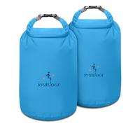 ioutdoor Juego de bolsas secas, 2L/5L/10L/20L, bolsas secas ligeras, impermeables, bolsas de canoa impermeables para rafting, senderismo, camping, viajes, pesca, barco, Blue, 2L+5L, Bolsa seca