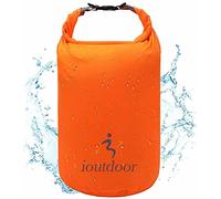 iOutdoor Products Bolsa Seca Impermeable Ligera - Sacos De Compresión Con Tapa Enrollable Para Kayak, Playa, Rafting, Canotaje, Senderismo, Natación, Camping [Naranja - 40L]
