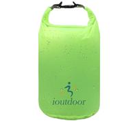 iOutdoor Products Bolsa Seca Impermeable Ligera - Sacos De Compresión Con Tapa Enrollable Para Kayak, Playa, Rafting, Canotaje, Senderismo, Natación, Camping [Verde - 2L]