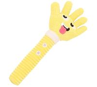 Iouyjiu Adorable Design Plush Toy, Squeaky Dog Toy, Palm Shaped Chew Toy, Decorative Plush Chew Toys 45x20cm for Puppies, Dogs, Home, Indoor, Play, Training, Outdoor, Yellow Color