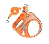 Iouyjiu Arnés Y Correa para Perros - Arnés Ajustable para Perros Medianos Y Pequeños con Correas - Transpirable A Prueba De Fugados para Cachorros Gatos En Paseos Visitas Veterinarias Camping