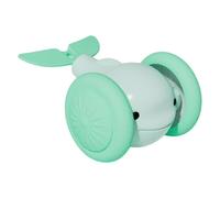 Iouyjiu Automatic Cat Ball, Whale-Shaped Rolling Toy, Rechargeable Interactive Pet Toy, Motion-Activated, Indoor Kitten Training Play, 2.95x1.57 Inches 38g Green Yellow