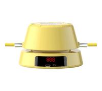 Iouyjiu Automatic Jump Rope Machine, Rechargeable Skipping Device, Hands-Away Rotating Base, Adjustable Speed Modes, Silent Motor, Made from Excellent Abs Material