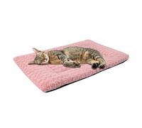 Iouyjiu Bed Kennel Pad | Almohadilla de Dormir y acogedora para Perros y Gatos | All-Season Pet Bed for Puppies | Comfortable Pet Supplies for Bedroom, Balcony, Gold Pet Cage Use