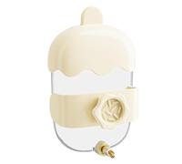 Iouyjiu Bird Cage Water Dispenser, de hidratación automática, Drip-Proof Bird Feeder Bottle, Secure Spill-Off Design for Parakeet Parrots Finches Canary Lovebirds Budgies Use 6.3x3.94x2.36in