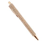 Iouyjiu Bolígrafo elegante para mujer, bolígrafo retráctil con diamantes de imitación, para niños, estudiantes, bocetos, exámenes, escritura suave diaria