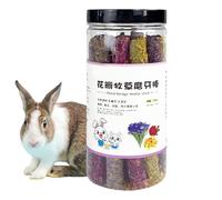 Iouyjiu Bunny Chew Sticks, Natural Small Animal Treats, Teeth Grinding Toys with Interactive and Fun for Rabbits, Hamsters, Chinchillas, or Squirrels, 2.64x5.91 Inches
