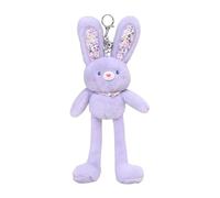 Iouyjiu Bunny Plush Stuffed Animal - Soft Cute Doll for Backpack Handbag Tote, Soft Bunny Plush Keychain Ornament for Valentine Birthday, Travel Commuting School or Gathering Accessory