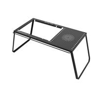 Iouyjiu Camping Foldable Unit Desk Table, Lightweight Outdoor Folding Table and Comfortable for BBQ, Caravanning, Fishing and Travel Convenience, 14.17x9.84x0.79 Inches
