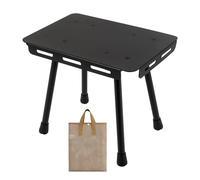 Iouyjiu Camping Stool, Multifuncional Camping Chair, Compact Seating Chair, Lightweight & Portable Easy to Fold, Black, Perfect for Gardening, Hiking, Beach and Outdoor Barbacoas