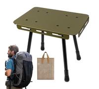 Iouyjiu Camping Stool, Multifuncional Camping Chair, Compact Seating Chair, Lightweight & Portable Easy to Fold, Black, Perfect for Gardening, Hiking, Beach and Outdoor Barbacoas