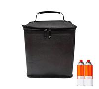 Iouyjiu Camping Storage Bag Organizer, Utility Tote Bag for Camping, Capas Compartments for Picnic, Garage Storage, Heavy Duty Camping Storage Containers with Handles for Easy Carrying, Negro , Se