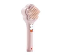 Iouyjiu Cepillo De Cabello Fácil De Limpiar | Peine En Forma De Flor Para La Limpieza Del Cuero Cabelludo | Peine Retráctil Para El Cabello - Para Mujeres Y Niñas, Uso En La Ducha, Post-Champú,