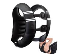 Iouyjiu Chaleco con pesas para mujer | Chalecos con pesas para correr con bandas reflectantes - Equipo de ejercicio ajustable para fortalecimiento muscular entrenamiento de fuerza correr al aire libre