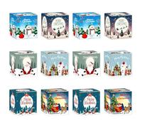 Iouyjiu Christmas Treat Boxes, Goodie Paper Boxes, Christmas Treats Boxes, Christmas Cookie Box, Pastry Boxes, Cupcake Boxes for Pastries, Cupcakes, Cookies, Brownies