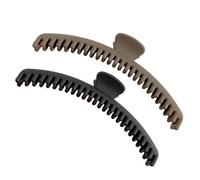 Iouyjiu Claw Hair Clips, No Slip Banana Hairpins, Strong Grip Slim Bun Pins, Portable Big Barrettes, Lightweight Banana Hairpin for Women and Girls, 4,72 pulgadas