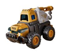Iouyjiu Construction Truck Set - Movable Sandbox Vehicles for Kids Activities | ABS Flexible with Flexible Joint Action, Excavator Toy Collection for Beach Playrooms Daycare Birthday Celebrations