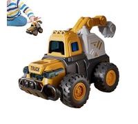 Iouyjiu Construction Truck Set - Movable Sandbox Vehicles for Kids Activities | ABS Flexible with Flexible Joint Action, Excavator Toy Collection for Beach Playrooms Daycare Birthday Celebrations